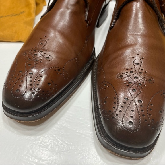 Mezlan Brown Leather Oxfords Classic Style main image 5